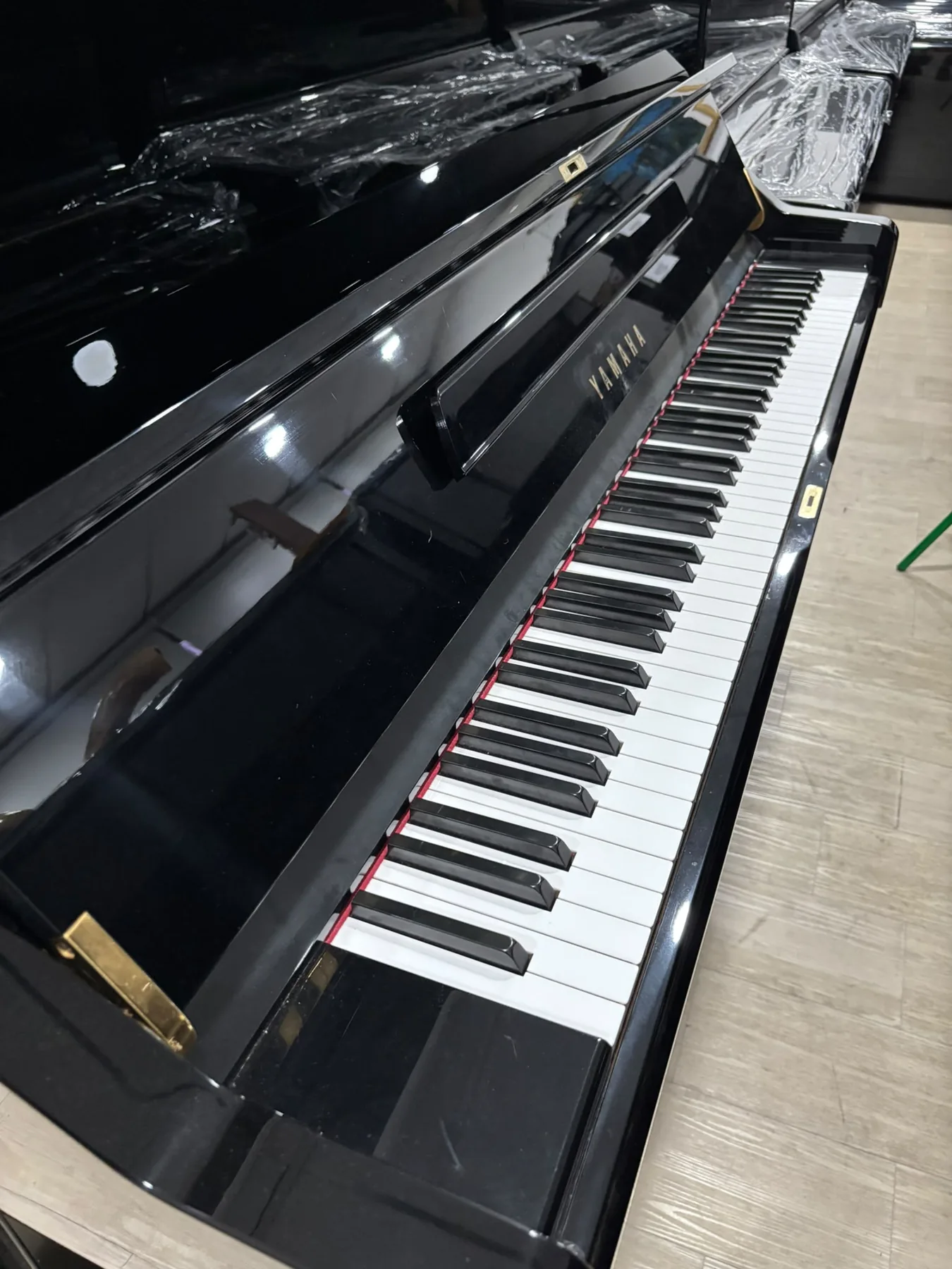 Yamaha U3 upright piano, serial 5857920, at Zadok Music Shoppe