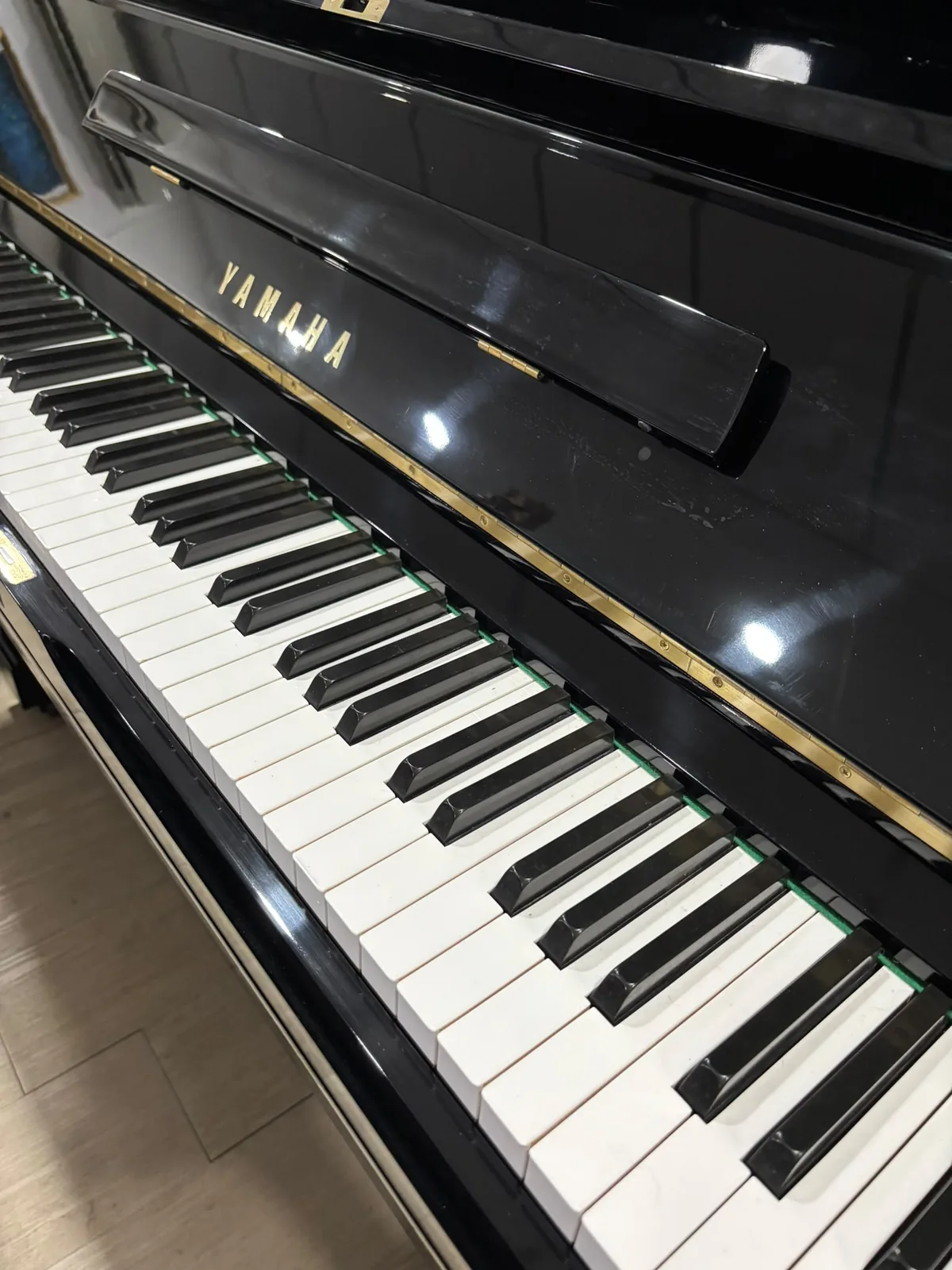 Yamaha U3H upright piano in polished ebony at Zadok Music Shoppe Singapore