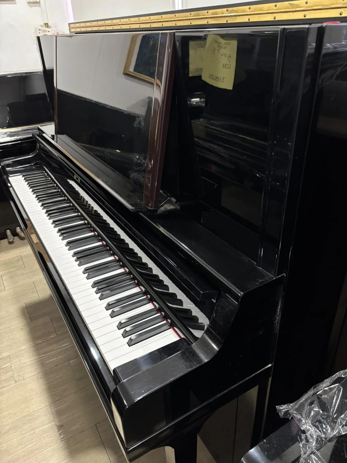 Yamaha U5 upright piano in polished ebony at Zadok Music Shoppe Singapore