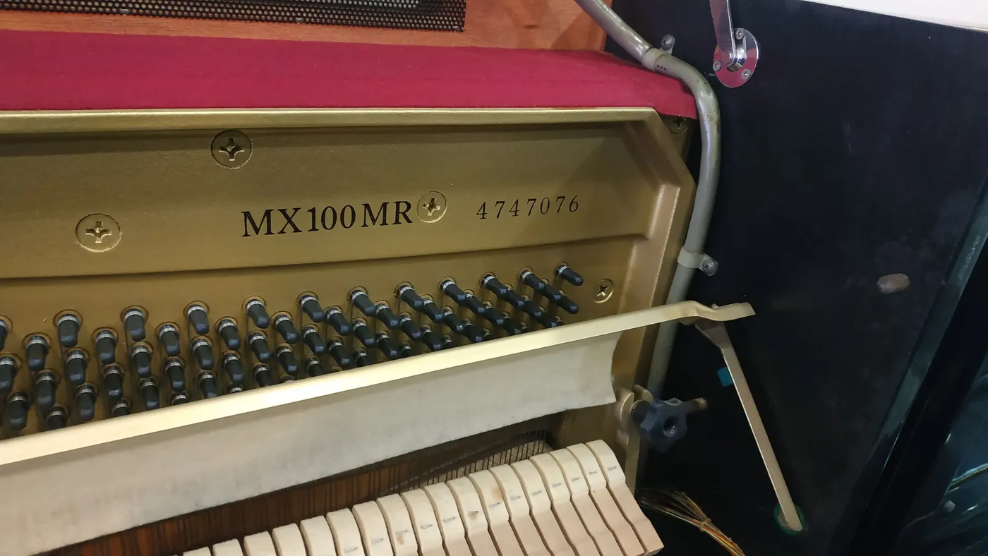 Yamaha MX100 MR Disklavier sold upright piano listing photo at Zadok Music Shoppe Singapore
