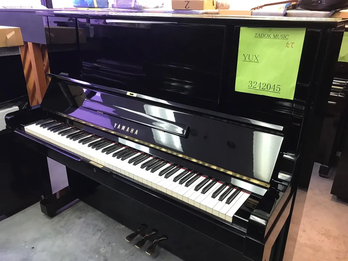 Yamaha YUX sold upright piano listing photo at Zadok Music Shoppe Singapore