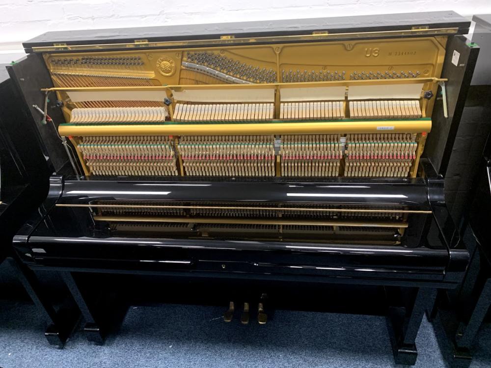 Piano with cover opened